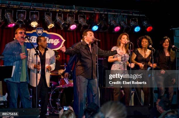 Southside Johnny, Ben E King and and Gary U.S. Bonds performs on stage at B.B. King Blues Club & Grill on June 17, 2009 in New York, New York.