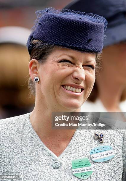 Princess Zahra Aga Khan attends Royal Ascot races at Ascot Racecourse on June 19, 2009 in Ascot, England.