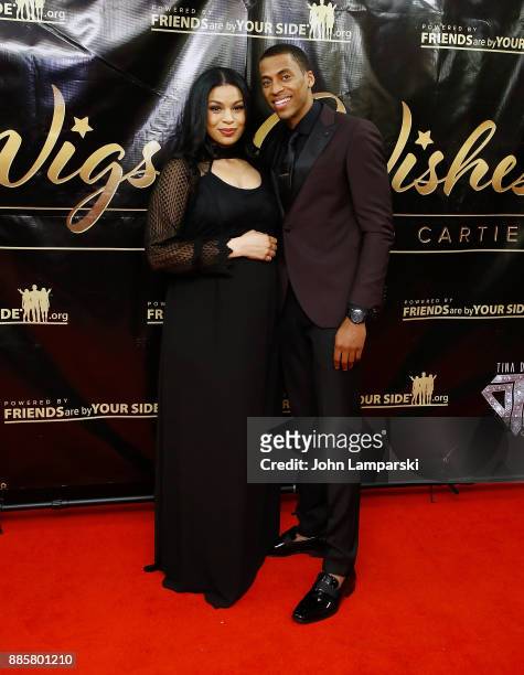 Jordin Sparks and Dana Isaiah attend the 2017 One Night With The Stars benefit at the Theater at Madison Square Garden on December 4, 2017 in New...