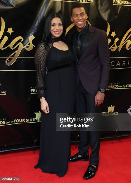Jordin Sparks and husband Dana Isaiah attend the 2017 One Night With The Stars Benefit at The Theater at Madison Square Garden on December 4, 2017 in...