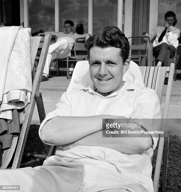 Yorkshire cricketer, Phil Sharpe, circa 1964.