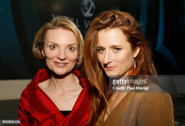 Presenter President and CEO, Vital Voices Global Partnership Alyse Nelson and Presenter Actor, Activist Grace Gummer pose for a photo together Vital...