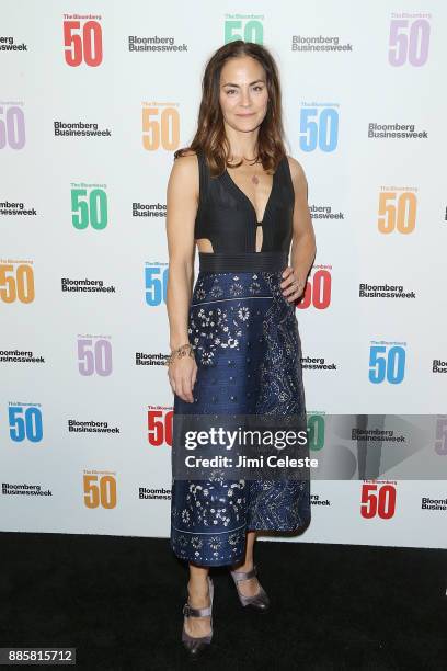 Becky Wright attends "The Bloomberg 50" celebration at Gotham Hall on December 4, 2017 in New York City.