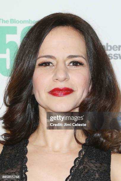 Mandy Gonzalez attends "The Bloomberg 50" celebration at Gotham Hall on December 4, 2017 in New York City.