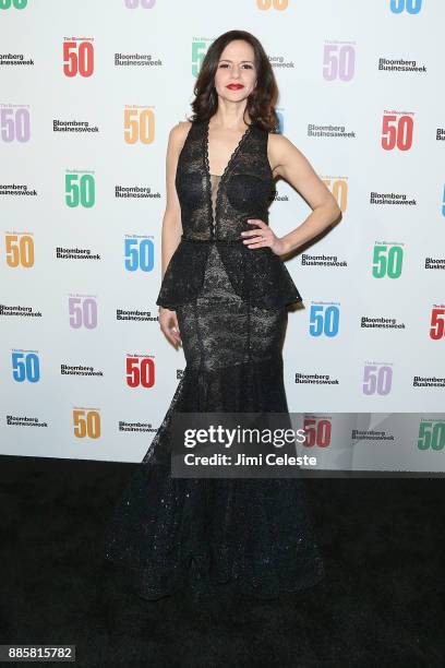 Mandy Gonzalez attends "The Bloomberg 50" celebration at Gotham Hall on December 4, 2017 in New York City.