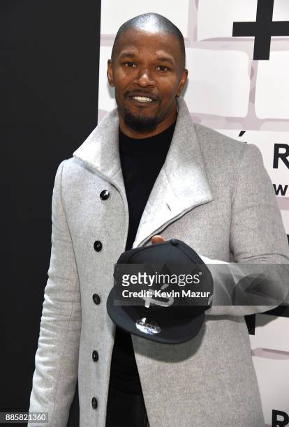 Jamie Foxx attends the Prive Reveaux eyewear flagship launch on December 4, 2017 in New York City.