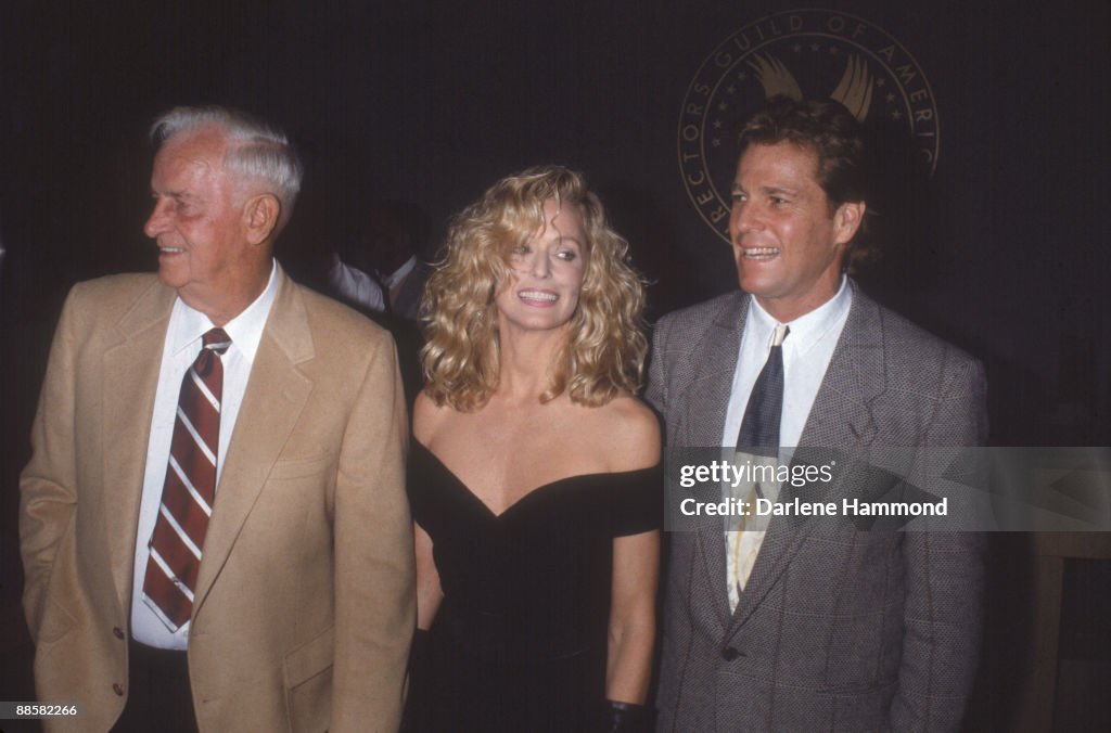 Two Fawcetts & O'Neal Attend Premiere