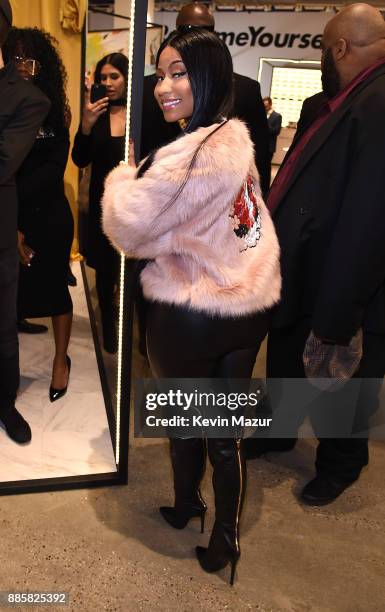 Nicki Minaj attends the Prive Reveaux eyewear flagship launch on December 4, 2017 in New York City.