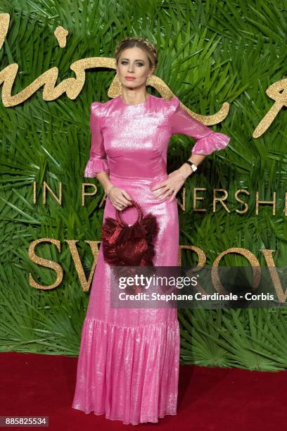 Laura Bailey attends the Fashion Awards 2017 In Partnership With Swarovski at Royal Albert Hall on December 4, 2017 in London, England.