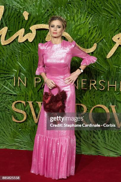 Laura Bailey attends the Fashion Awards 2017 In Partnership With Swarovski at Royal Albert Hall on December 4, 2017 in London, England.