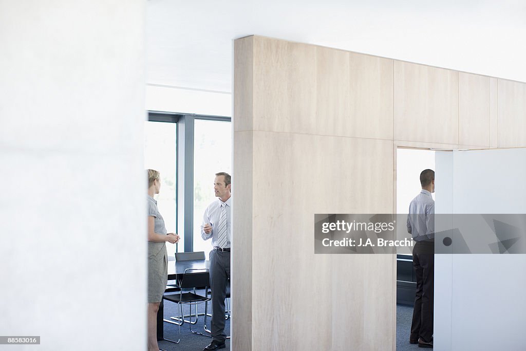 Business people talking in conference room