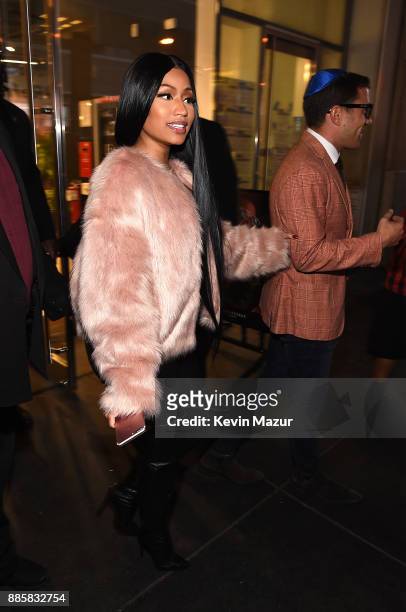 Nicki Minaj attends the Prive Reveaux eyewear flagship launch on December 4, 2017 in New York City.