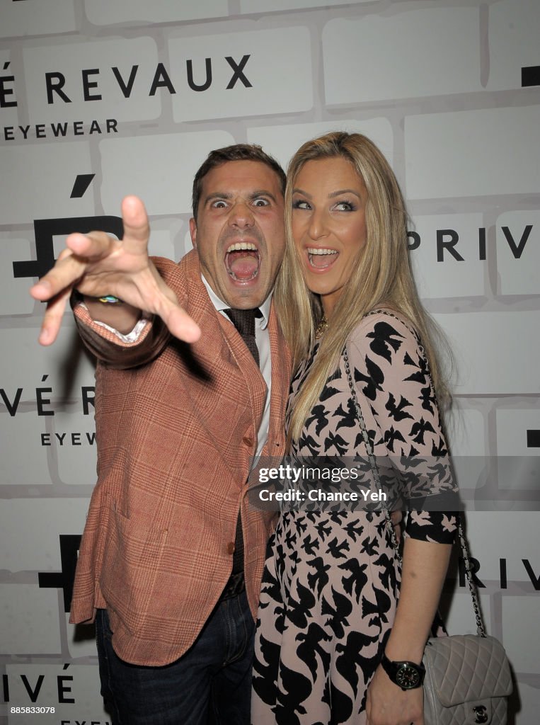 David Schottenstein and Eda Schottenstein attend Prive Revaux Eyewear