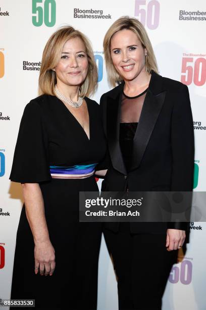 Hilary Rosen and Bloomberg Businessweek Editor in Chief Megan Murphy attend "The Bloomberg 50" Celebration at Gotham Hall on December 4, 2017 in New...