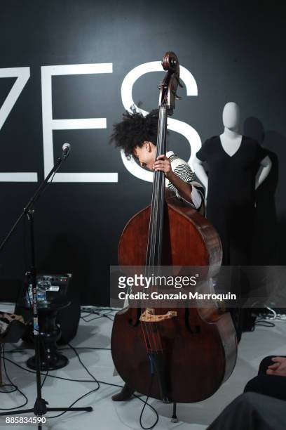 Esperanza Spalding during the Ralph Pucci 2nd Annual Jazz Set on December 4, 2017 in New York, New York.