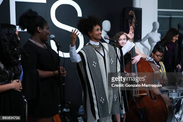 Esperanza Spalding during the Ralph Pucci 2nd Annual Jazz Set on December 4, 2017 in New York, New York.