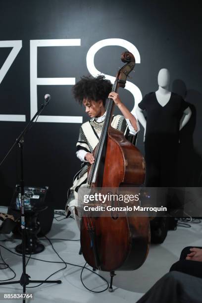 Esperanza Spalding during the Ralph Pucci 2nd Annual Jazz Set on December 4, 2017 in New York, New York.