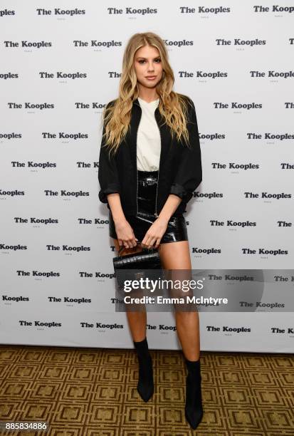 Charlotte McKinney at The Kooples and Emily Ratajkowski LA Cocktail Event at Chateau Marmont on December 4, 2017 in Los Angeles, California.