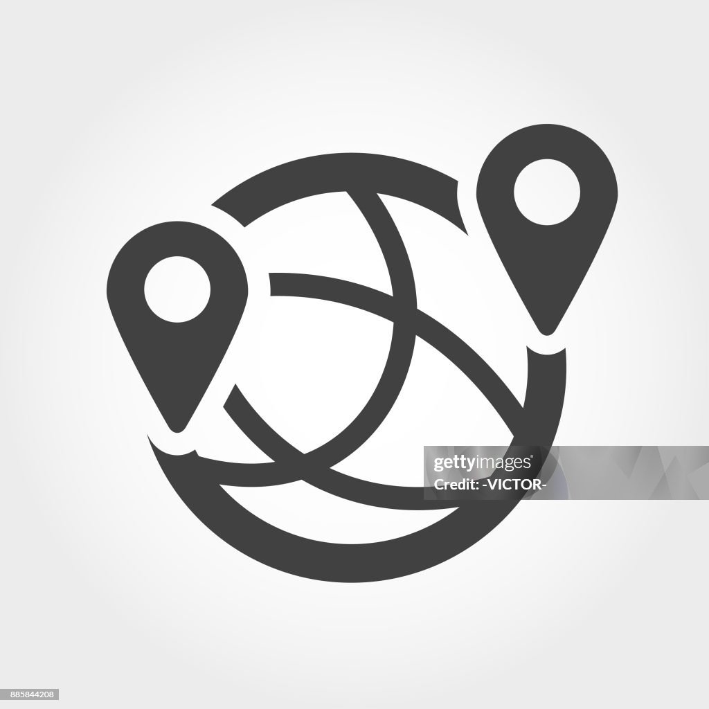 Global Communications Icon - Iconic Series