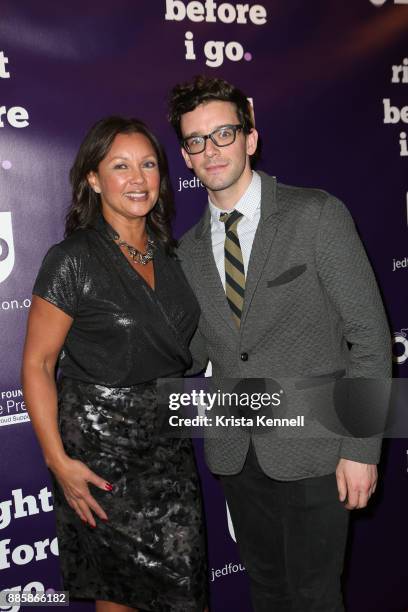 Vanessa Williams and Michael Urie attend "Right Before I Go" One Night Only Benefit Performance at Town Hall on December 4, 2017 in New York City.