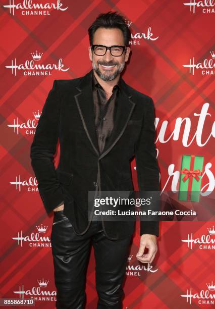 Lawrence Zarian attends Hallmark Channel's "Countdown To Christmas" celebration and VIP screening of "Christmas At Holly Lodge" at The Grove on...