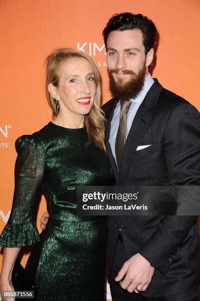Director Sam Taylor-Johnson and actor Aaron Taylor-Johnson attend The Trevor Project's 2017 TrevorLIVE LA at The Beverly Hilton Hotel on December 3,...