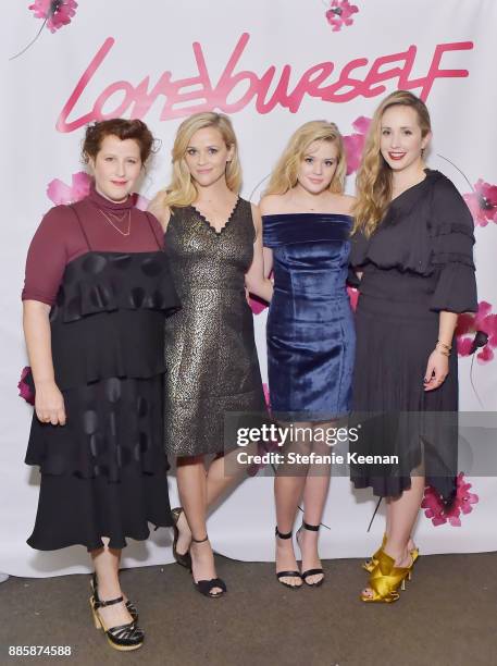 Molly R. Stern, Reese Witherspoon, Ava Phillippe and Zahava Ryzman attend Molly R. Stern X Sarah Chloe Jewelry Collaboration Launch Dinner on...