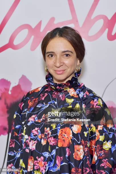 Maya Rudolph attends Molly R. Stern X Sarah Chloe Jewelry Collaboration Launch Dinner on December 4, 2017 in West Hollywood, California.