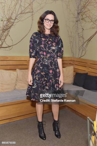 Elizabeth Stewart attends Molly R. Stern X Sarah Chloe Jewelry Collaboration Launch Dinner on December 4, 2017 in West Hollywood, California.