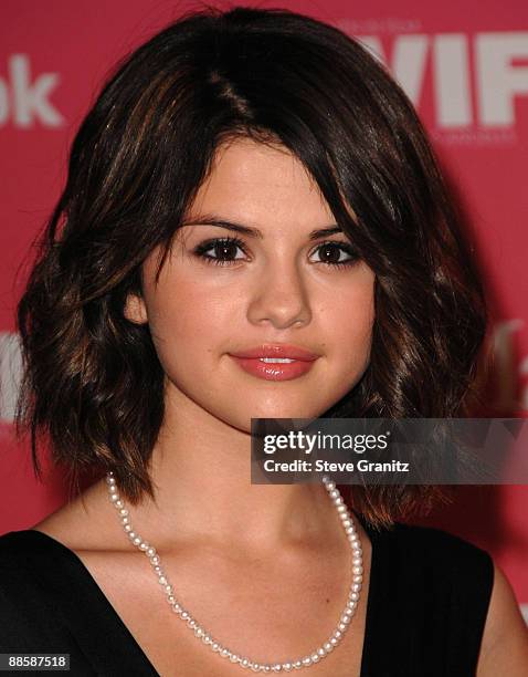 Selena Gomez rrives at Women In Film's 2009 Crystal and Lucy Awards at the Hyatt Regency Century Plaza on June 12, 2009 in Century City, California.