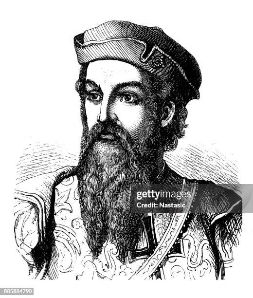 albuquerque, alfonso de, circa 1453 - 16.12.1515, portugiesischer seefahrer und entdecker, portugiesisch-indien-goveror 1506-1515 - albuquerque stock-grafiken, -clipart, -cartoons und -symbole