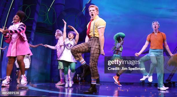 Actor Ethan Slater attends the"Spongebob Squarepants" Broadway opening night at Palace Theatre on December 4, 2017 in New York City.