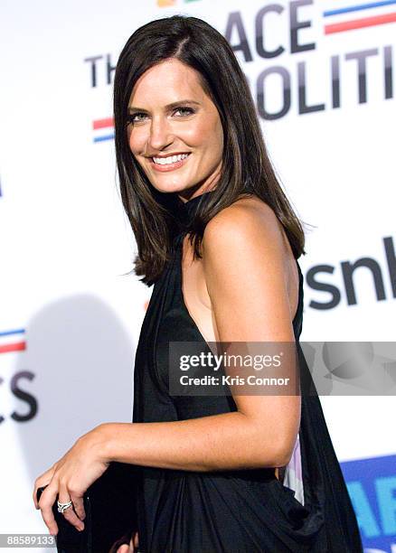 Anchor Contessa Brewer attends MSNBC's Radio and Television Correspondents Dinner after- party at the Historical Society of Washington, DC on June...