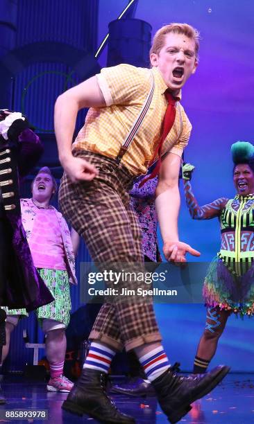 Actor Ethan Slater attends the"Spongebob Squarepants" Broadway opening night at Palace Theatre on December 4, 2017 in New York City.