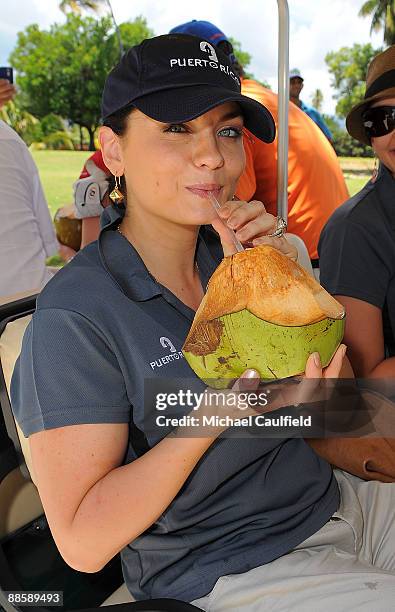 Actress Jodi Lyn O'Keefe attends the Amaury Nolasco & Friends Golf Classic at Bahia Beach on June 19, 2009 in San Juan, Puerto Rico.