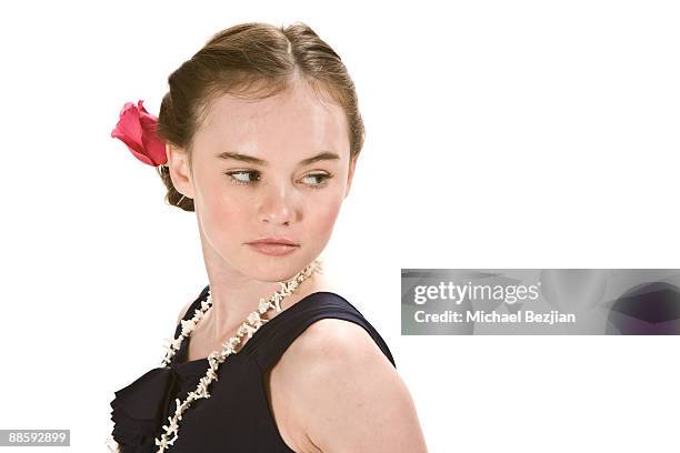 Madeline Carroll poses at a photo shoot on April 16, 2009 in Los Angeles, California.