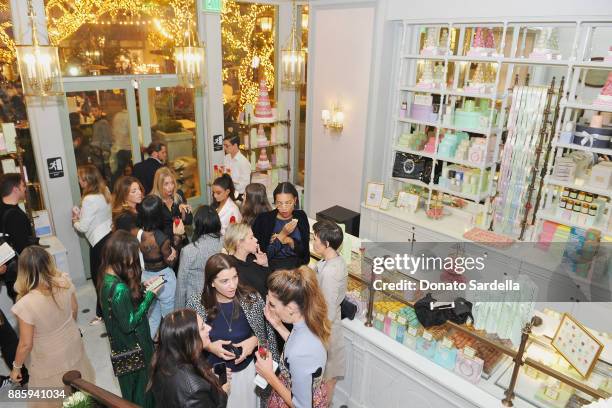 View of the atmosphere during The Tot holiday pop-up celebration at Laduree at the Grove on December 4, 2017 in Los Angeles, California.