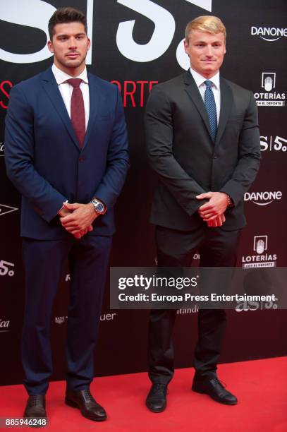 Alejandro Davidovich attends the 'As del Deporte' and 'As' sports newspaper 50th anniversary dinner at the Palacio de Cibeles on December 4, 2017 in...