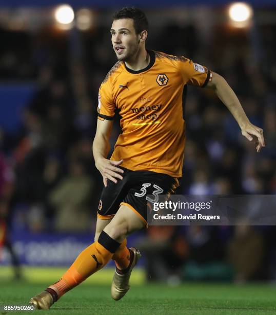 Leo Bonatini of Wolverhampton Wanderers looks on during the Sky Bet Championship match between Birmingham City and Wolverhampton Wanderers at St...