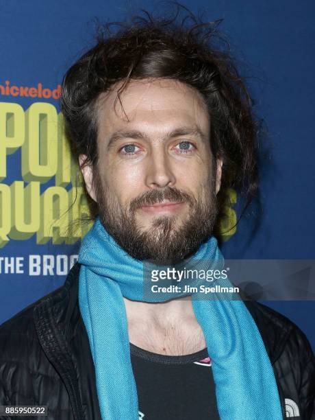 Songwriter Alex Ebert attends the"Spongebob Squarepants" Broadway opening night at Palace Theatre on December 4, 2017 in New York City.