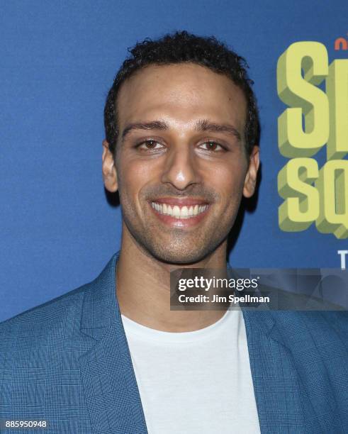 Actor Ari Stachel attends the"Spongebob Squarepants" Broadway opening night at Palace Theatre on December 4, 2017 in New York City.