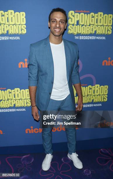 Actor Ari Stachel attends the"Spongebob Squarepants" Broadway opening night at Palace Theatre on December 4, 2017 in New York City.