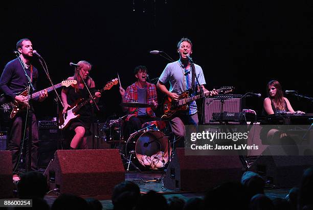 Here We Go Magic performs at The Wiltern on June 19, 2009 in Los Angeles, California.