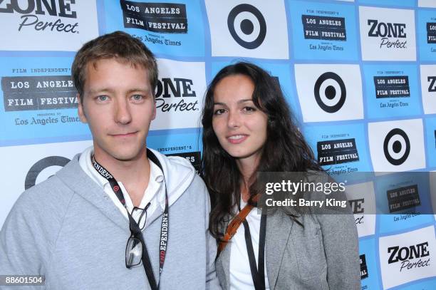 Directors Kel O'Neill and Eline Jongsma attend 20009 Los Angeles Film Festival Shorts Program 1 held at the Majestic Crest Theatre on June 20, 2009...