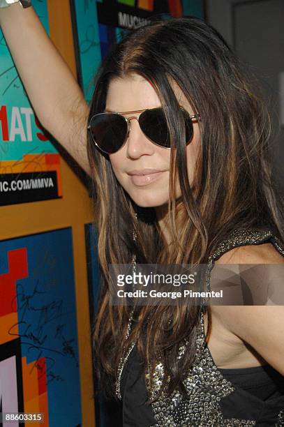 Fergie of Black Eyed Peas attends the 20th Annual MuchMusic Video Awards - On 3 Productions Gift Lounge at the MuchMusic HQ on June 20, 2009 in...