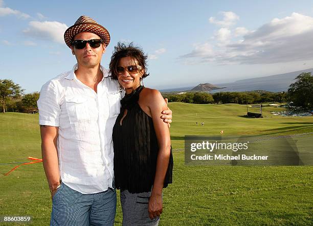 Actor Justin Chambers and actress Keisha Chambers attend the Maui Film Festival Taste of Wailea on June 20, 2009 in Wailea, Hawaii.