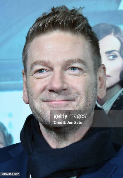 Actor Kenneth Branagh attrends the premier event for 'Murder on the Orient Express' at Roppongi Hills on December 5, 2017 in Tokyo, Japan.