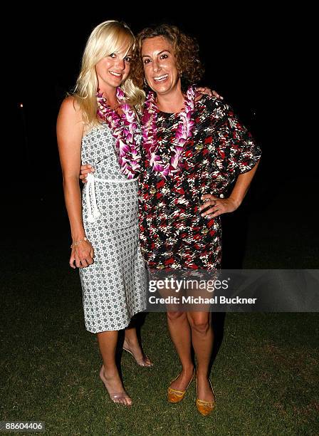 Actress Anna Faris and director Kirsten Smith introduce the short film"The Spleenectomy" during the Maui Film Festival at the Celestial Cinema on...