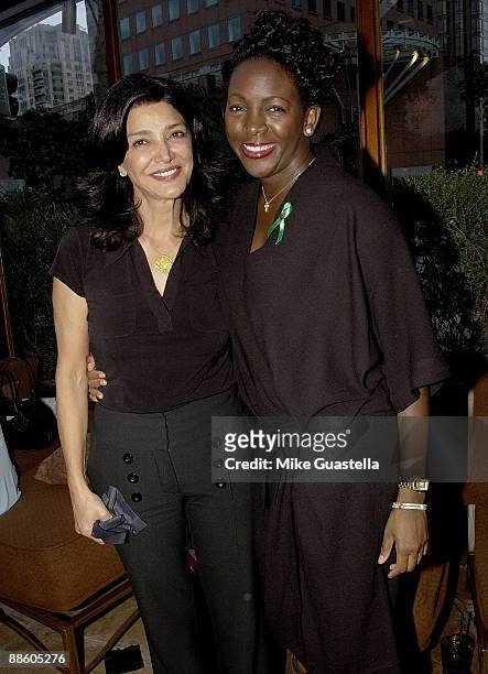 Actress Shohreh Aghdashloo and her manager Tamara Houston attends the 2009 Los Angeles Film Festival's Artists in Residence Unofficial Party at Napa...
