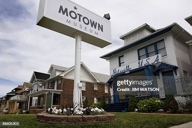 By Rob Lever, Entertainment-US-music-company-Motown The Motown Museum in Detroit, Michigan, June 16, 2009. Fifty years after the birth of Motown, the...
